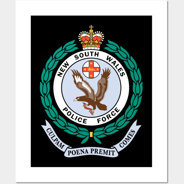 New South Wales Police Force Wall Art by Wickedcartoons